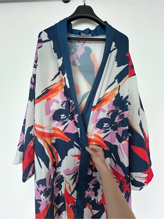 Refka Other - Refka Floral robe blue and orange
